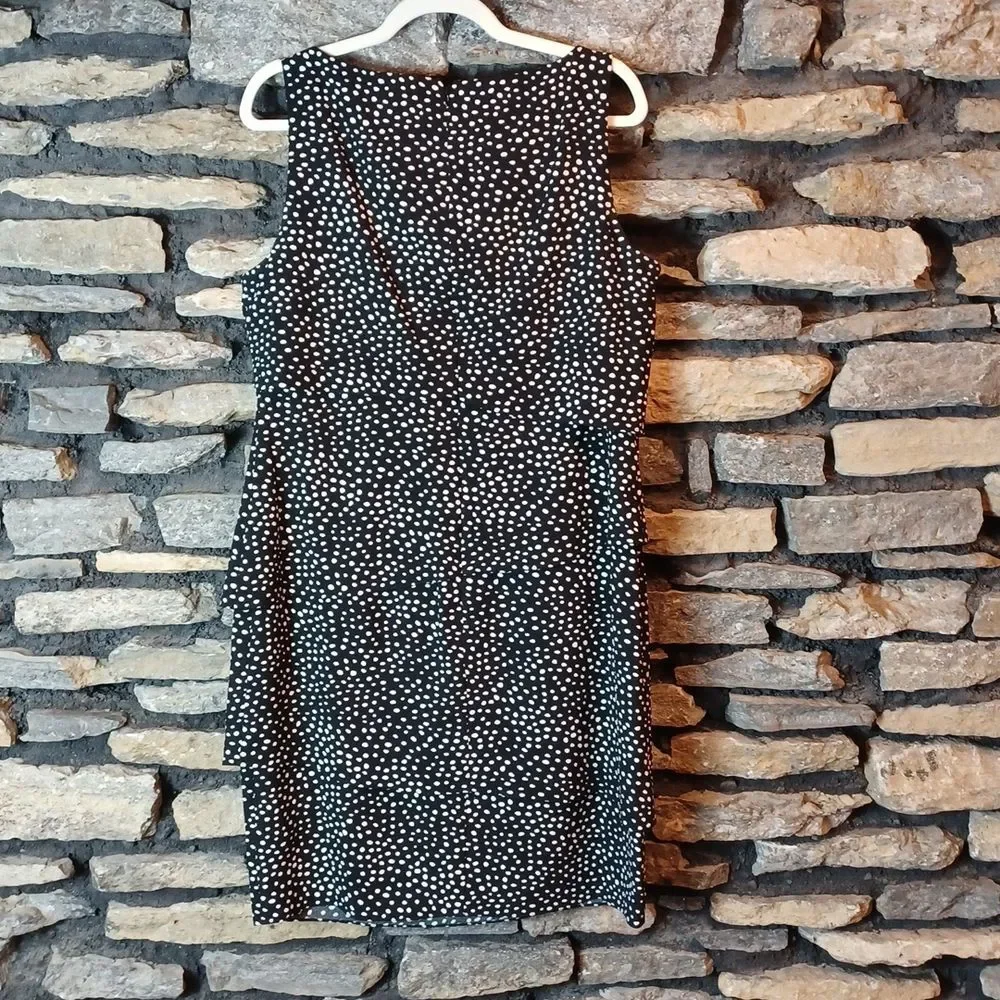 American Living sleeveless black  and white dress sz 14